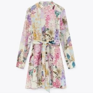 ZARA Floral Print Dress